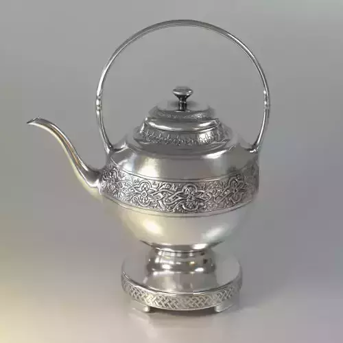 Ornamented Teapot 3D model