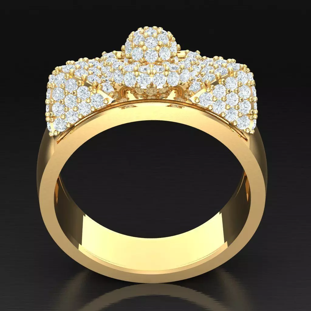 Luxury Men Rings Designs 4MR021 3D print model