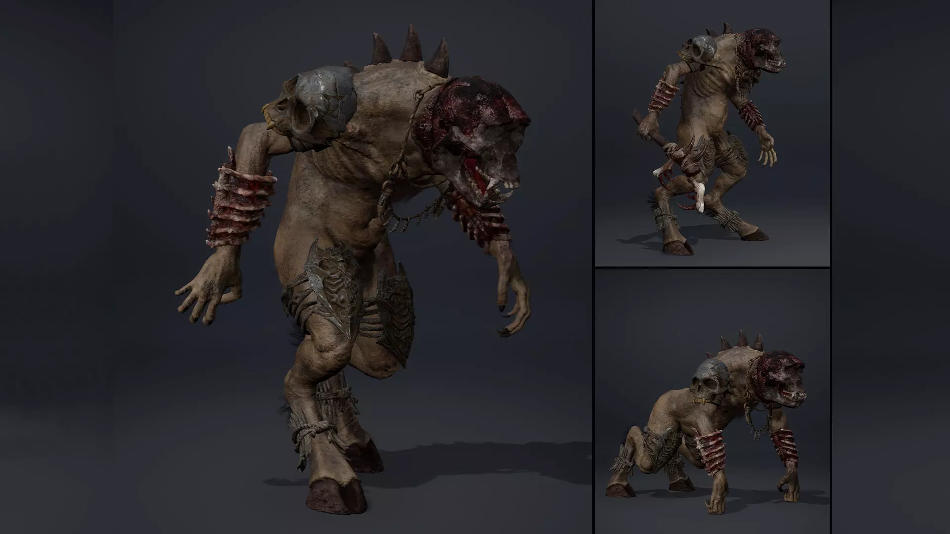 Gloomheart Fatty Low-poly 3D model