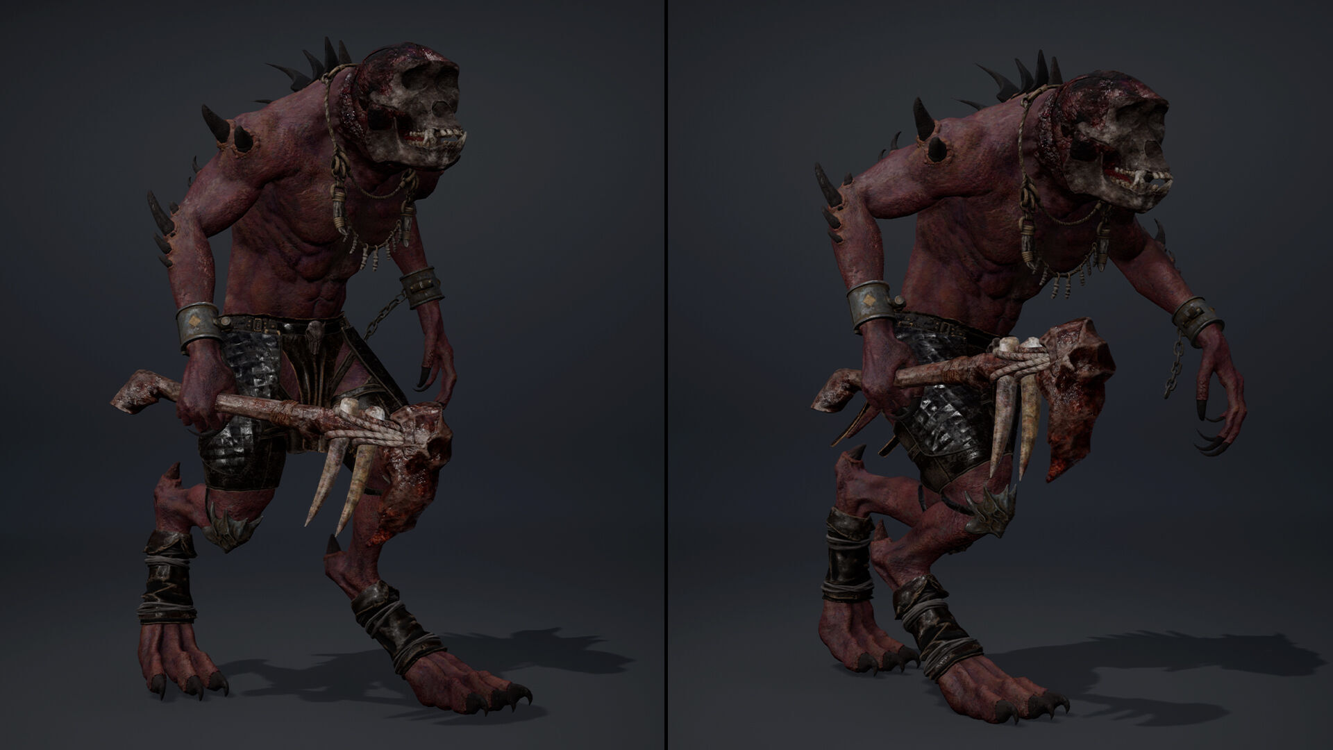 Gloomheart Spicky Brutal Low-poly 3D model_16