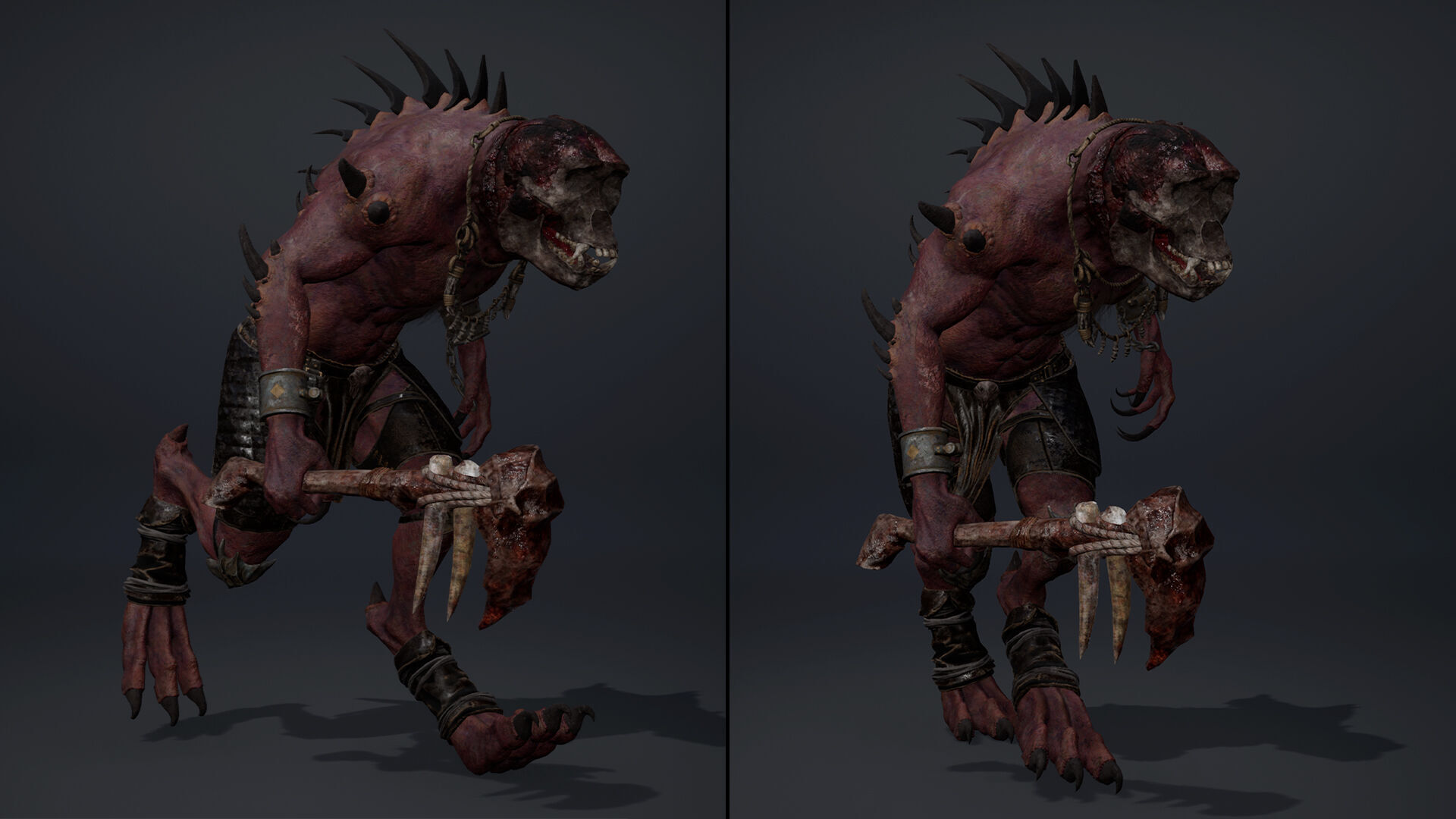 Gloomheart Spicky Brutal Low-poly 3D model_14