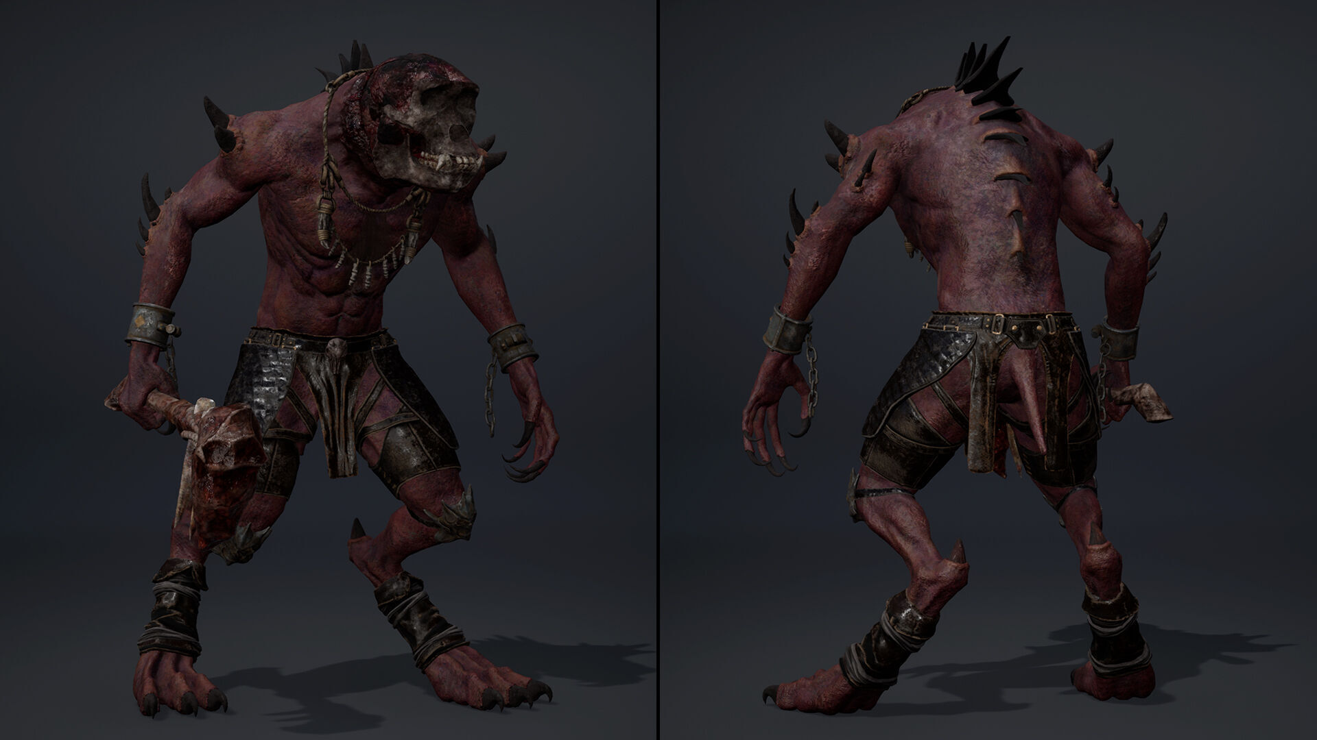 Gloomheart Spicky Brutal Low-poly 3D model_5