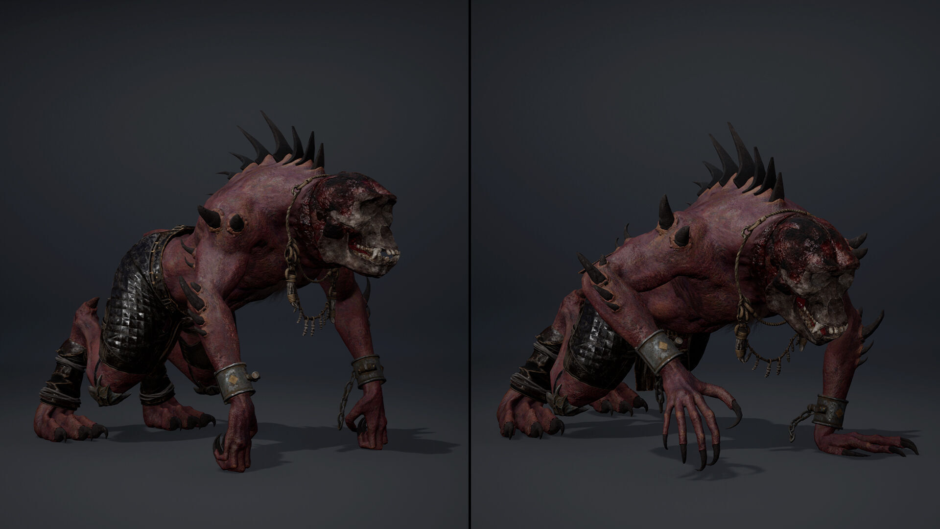 Gloomheart Spicky Brutal Low-poly 3D model_12