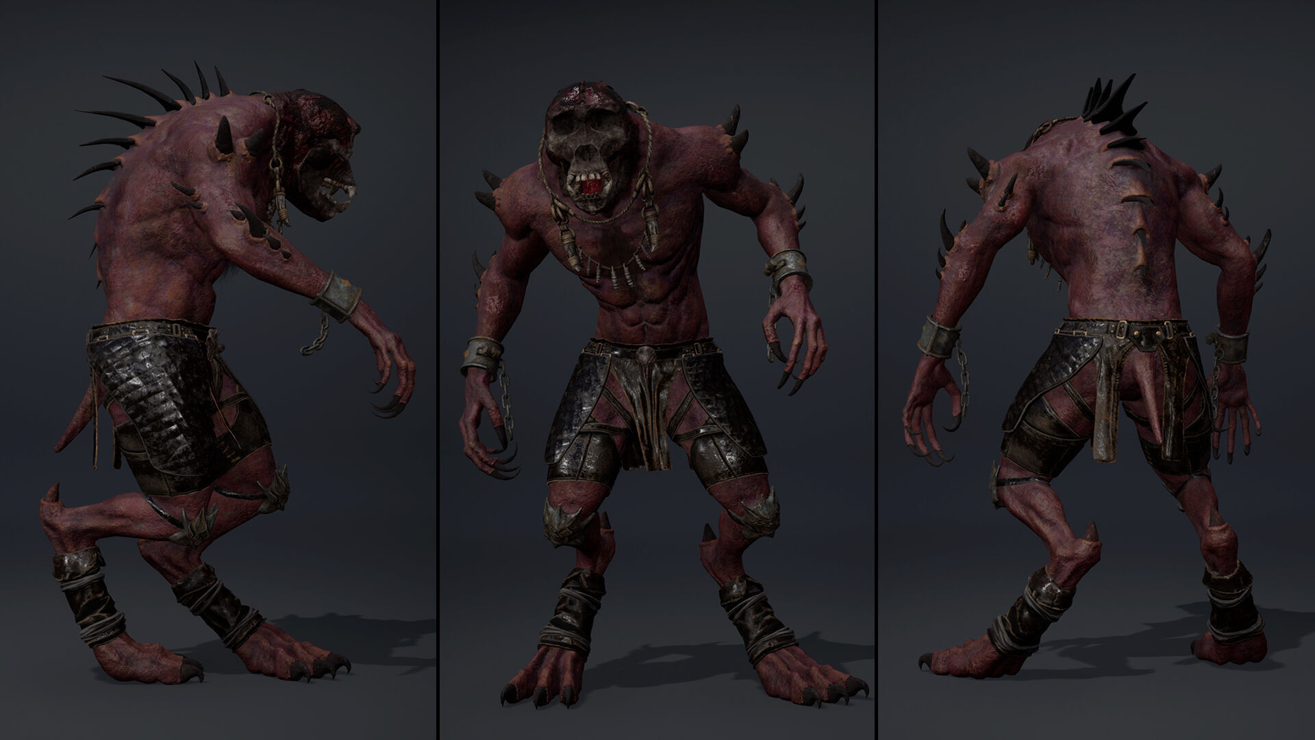 Gloomheart Spicky Brutal Low-poly 3D model_8