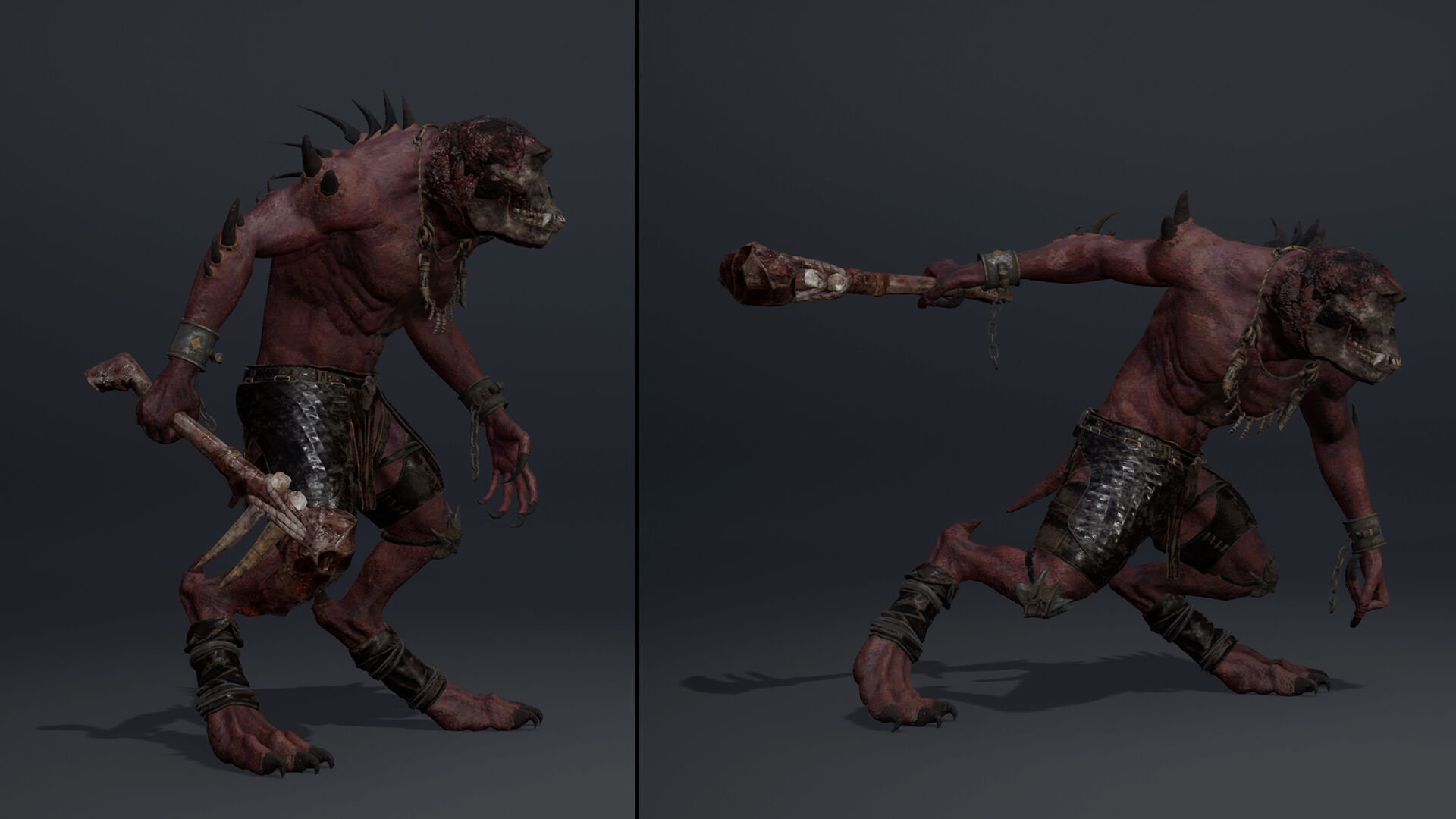 Gloomheart Spicky Brutal Low-poly 3D model_11