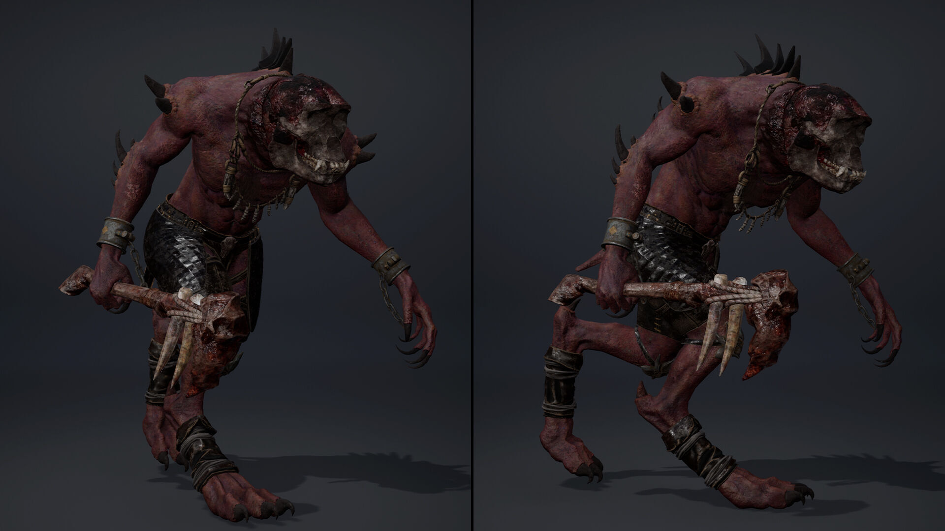 Gloomheart Spicky Brutal Low-poly 3D model_15