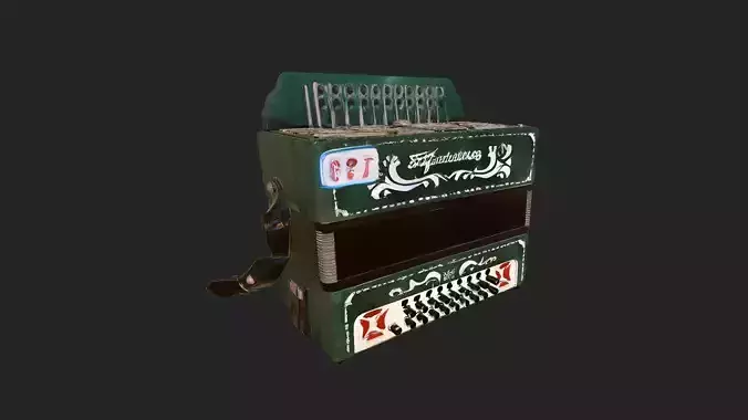 Accordion3D Model 010