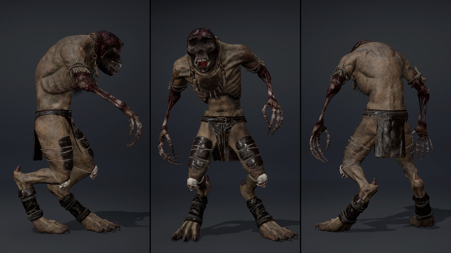 Gloomheart Furry Low-poly 3D model_7