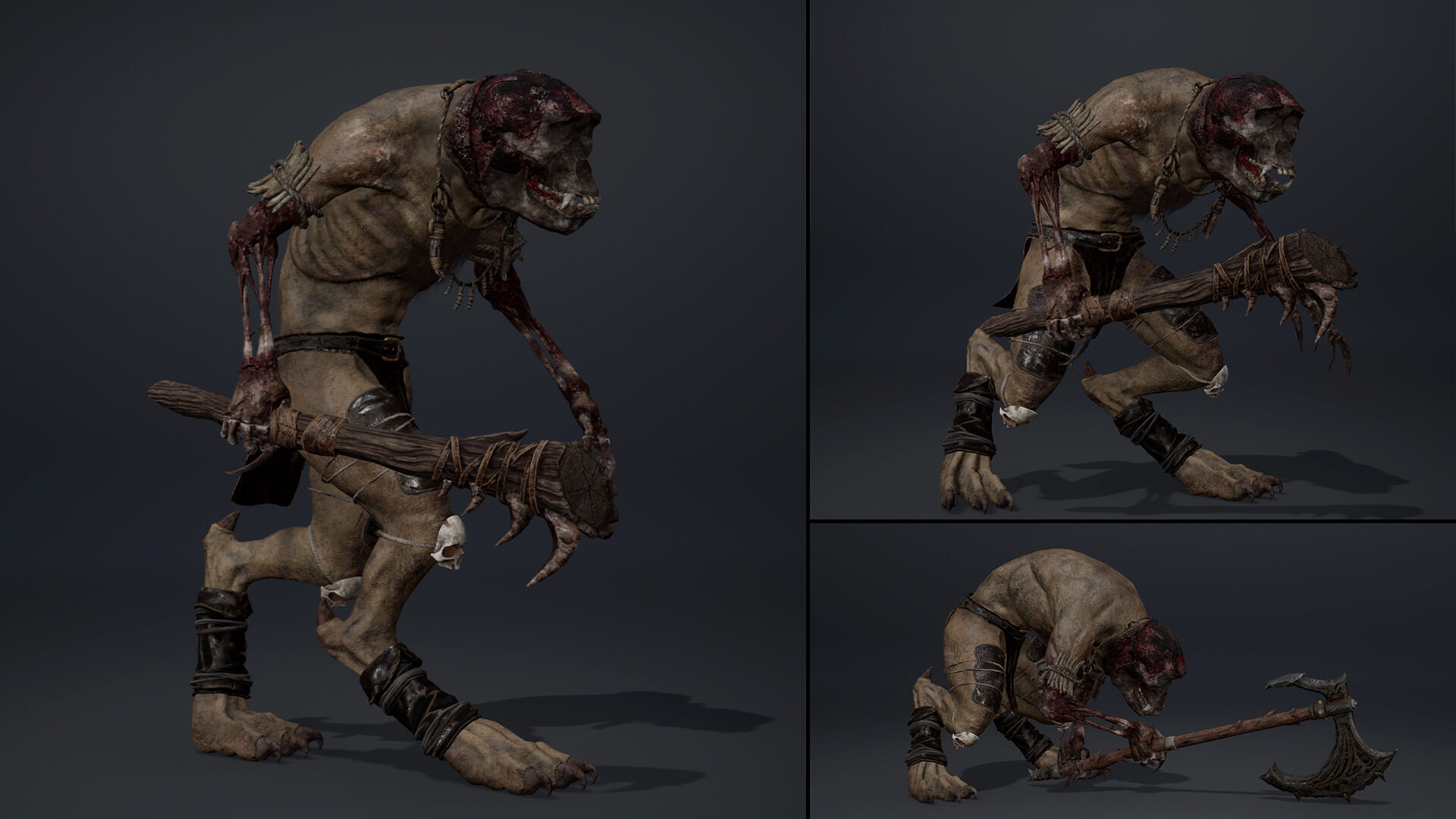 Gloomheart Furry Low-poly 3D model_6