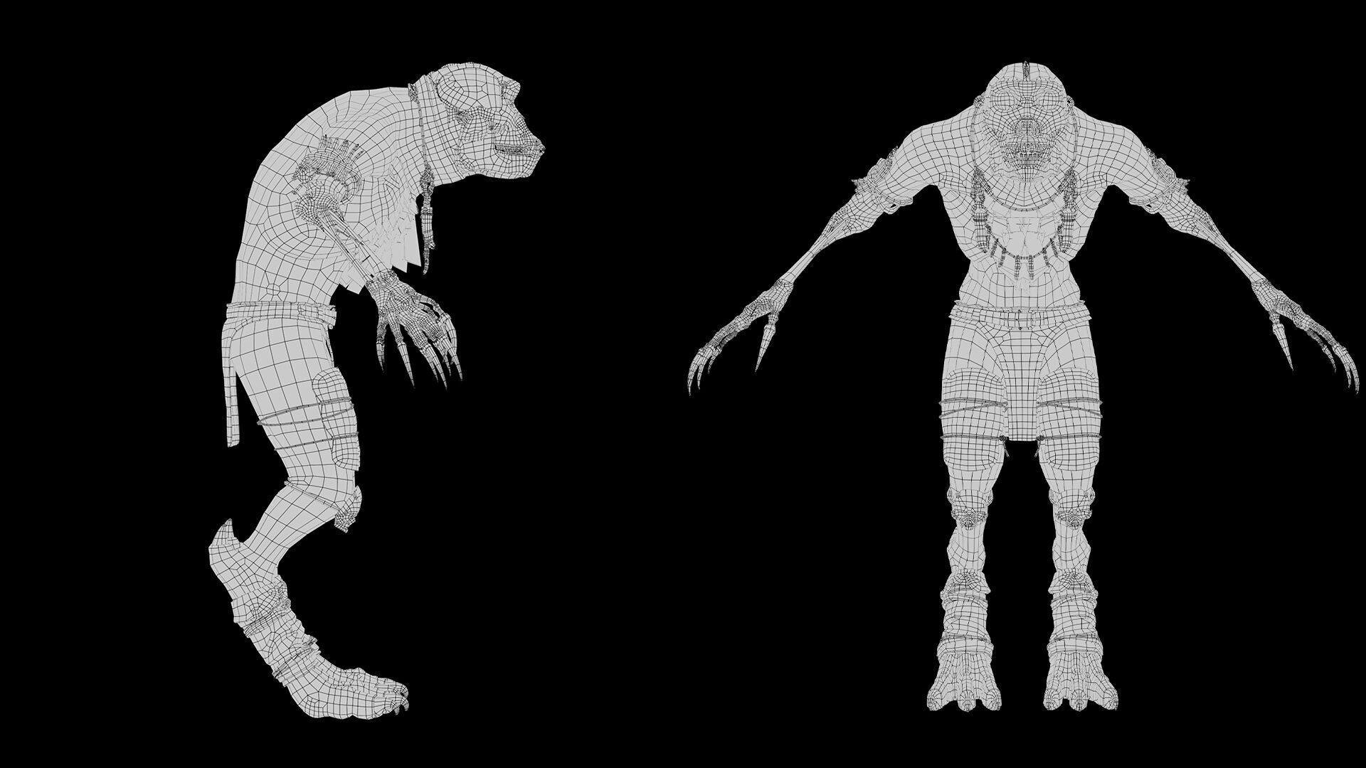 Gloomheart Furry Low-poly 3D model_21