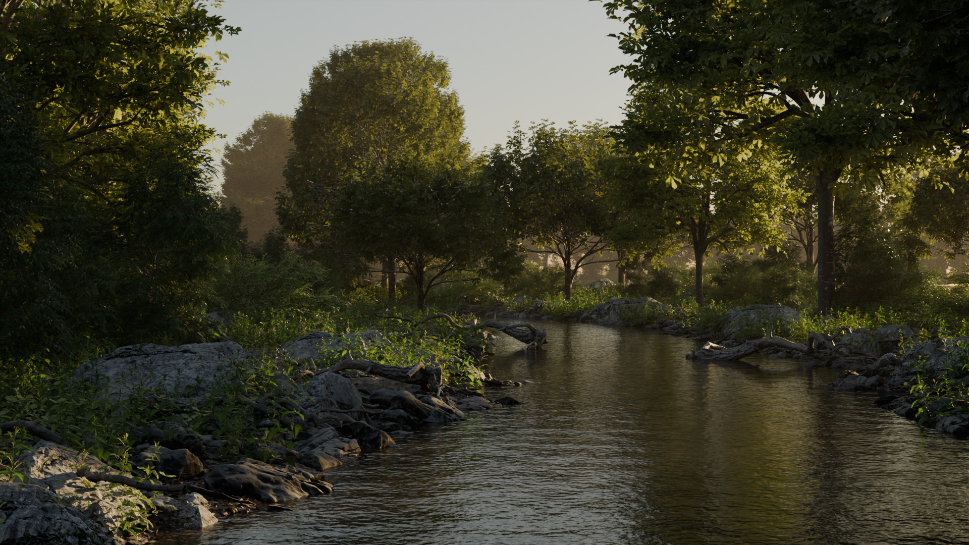 High-Quality Forest 3D Model Realistic Environment Scene 3D model_60