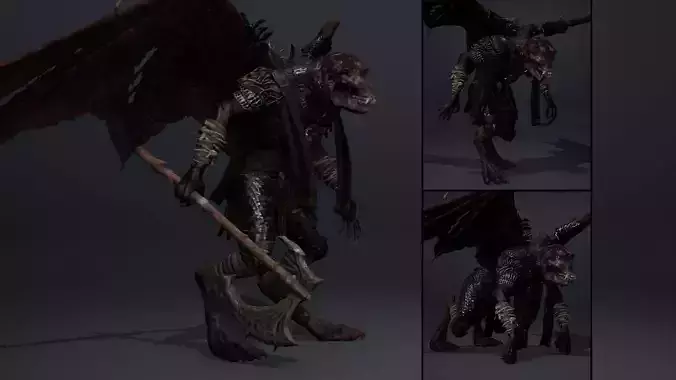 Gloom Barbarian ArmWing