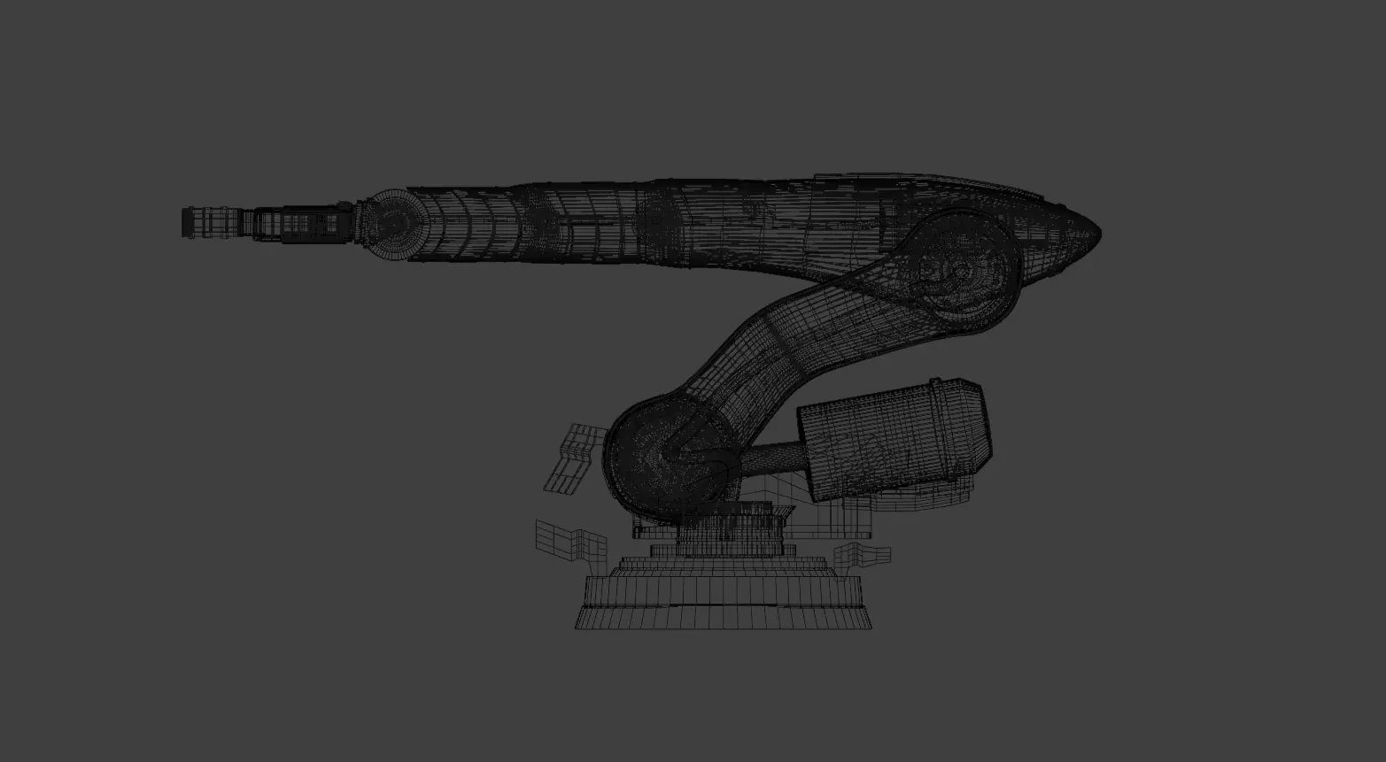 Robotic Arm Hogers V3 3D model_10