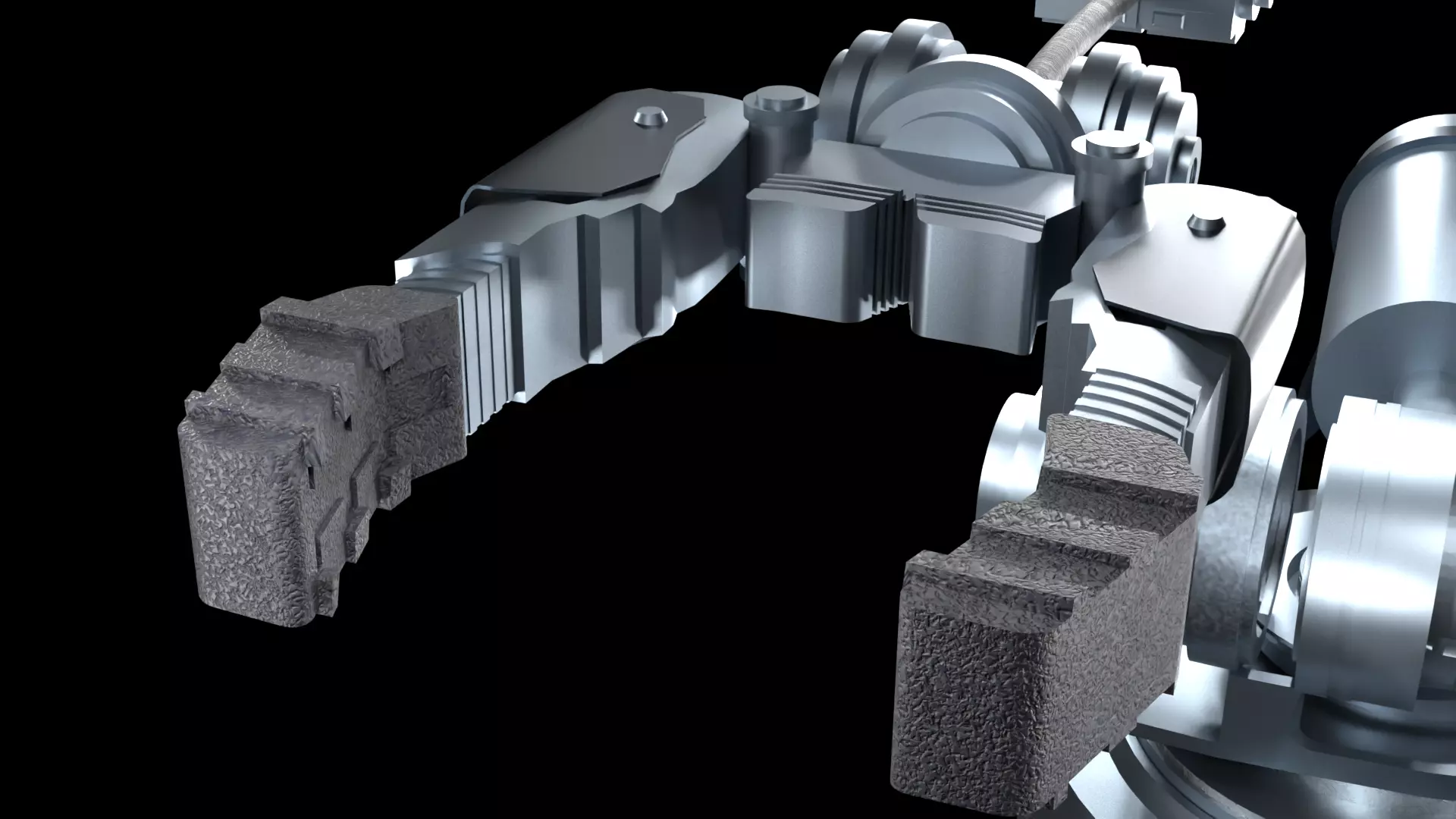 Robotic Arm Hogers V3 3D model_9