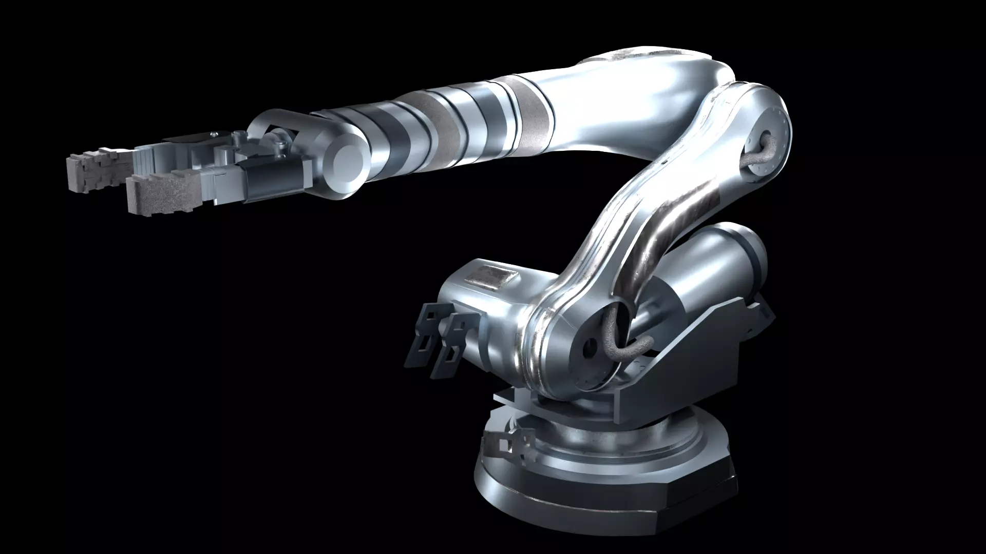 Robotic Arm Hogers V3 3D model_0
