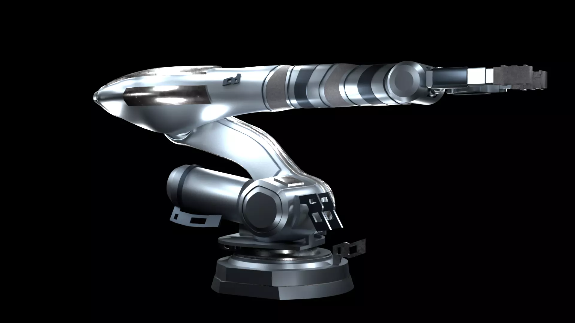 Robotic Arm Hogers V3 3D model_2