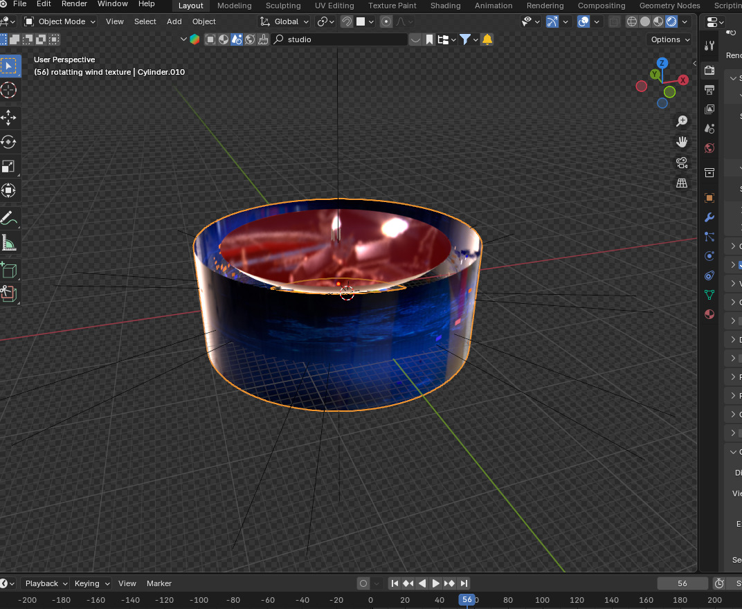 news studio setup Low-poly 3D model_2