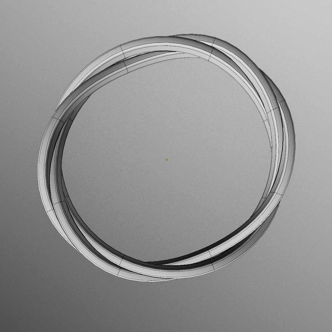 Twilight Twist Ring - Futuristic Sculpted Loop 3D Print 88 3D print model_8