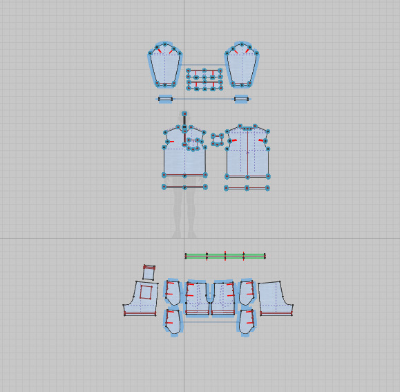 Cloud Quarter-Zip Set 3D print model_2
