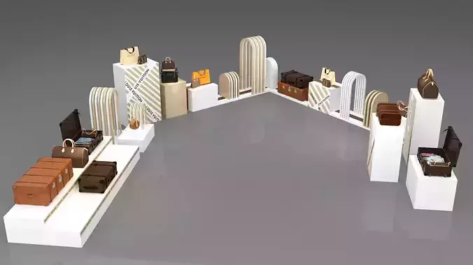 Single shoulder bag Low-poly 3D model Single shoulder bag Low-poly 3D model