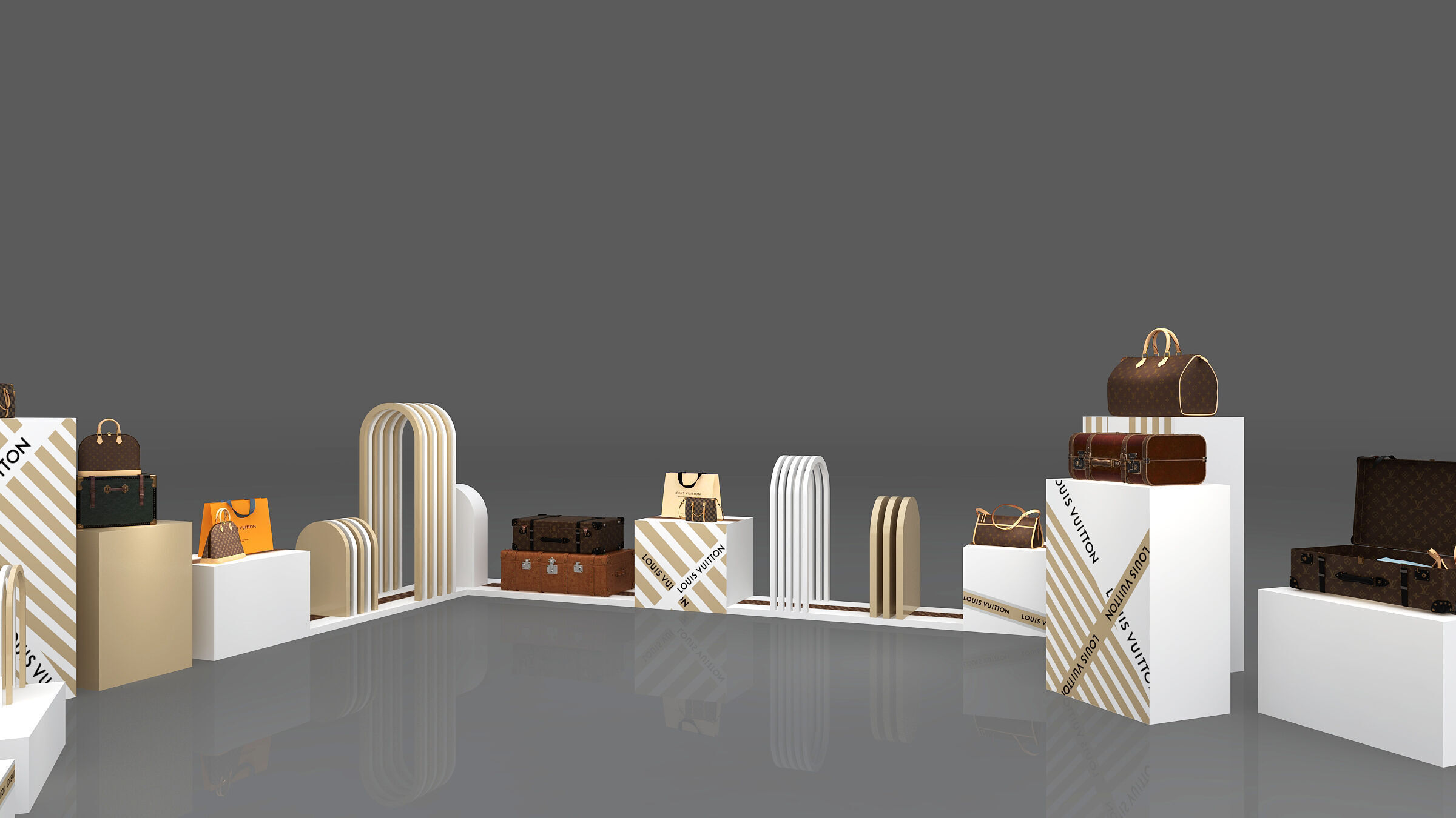 Single shoulder bag Low-poly 3D model_2