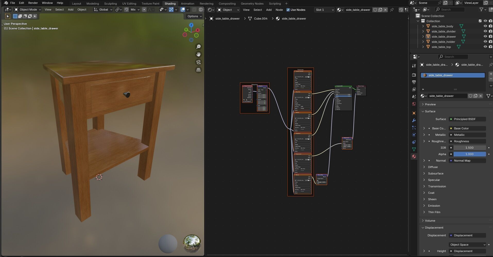 Side Table CG5 3D model_14