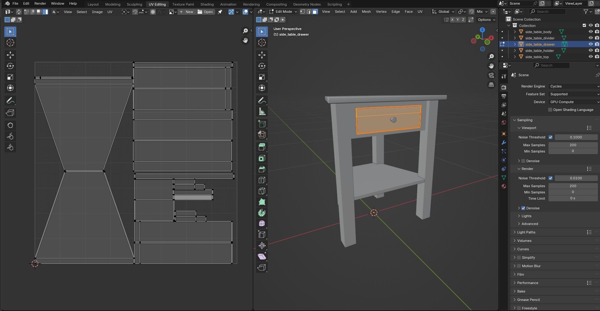 Side Table CG5 3D model_13