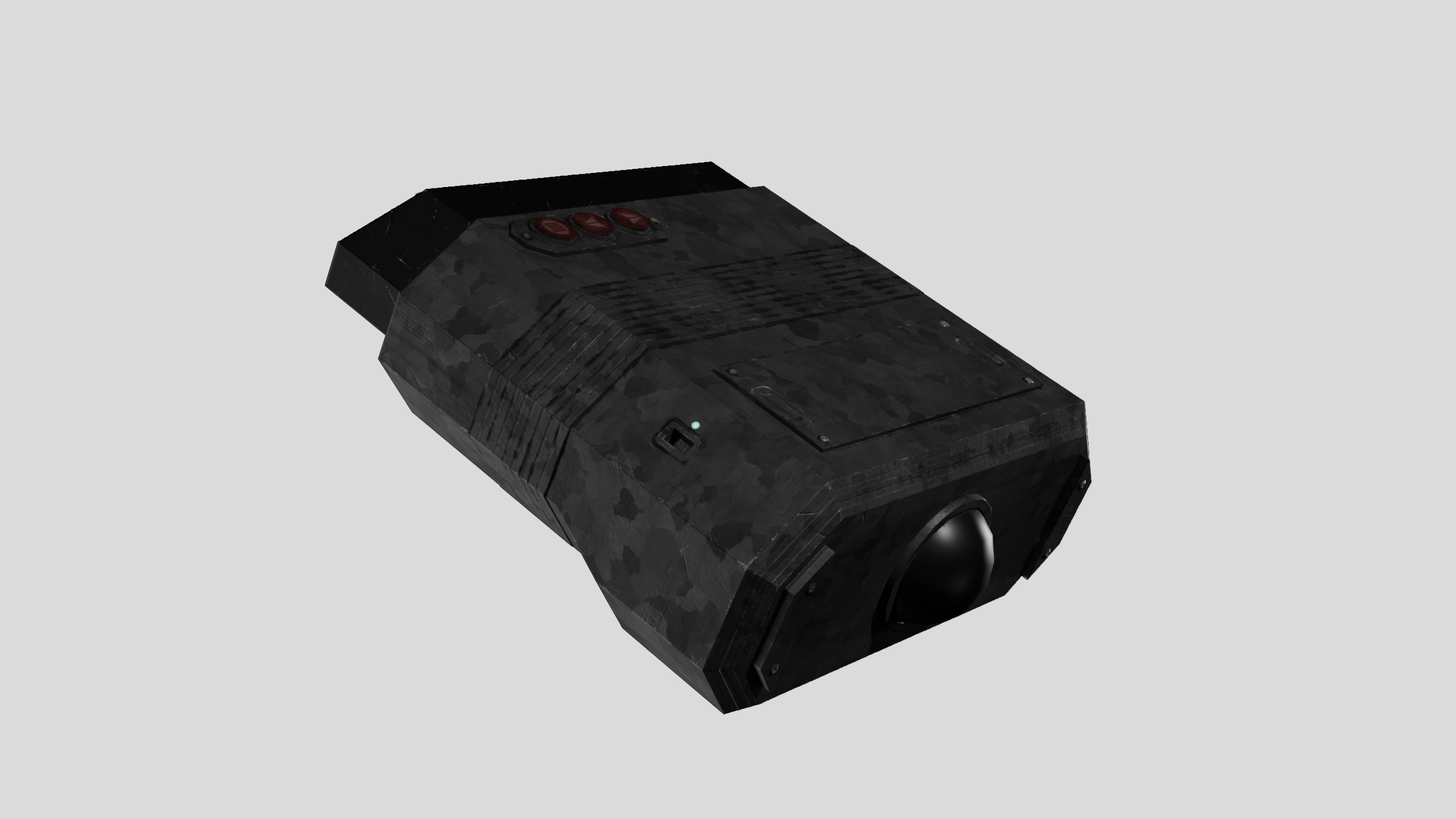 Sci-fi Military Binoculars - PBR Game Ready model Low-poly 3D model_2