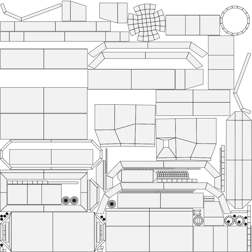 Sci-fi Military Binoculars - PBR Game Ready model Low-poly 3D model_8