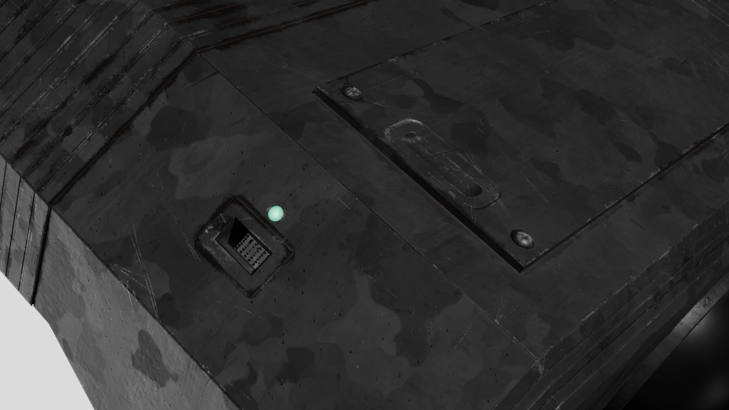 Sci-fi Military Binoculars - PBR Game Ready model Low-poly 3D model_5