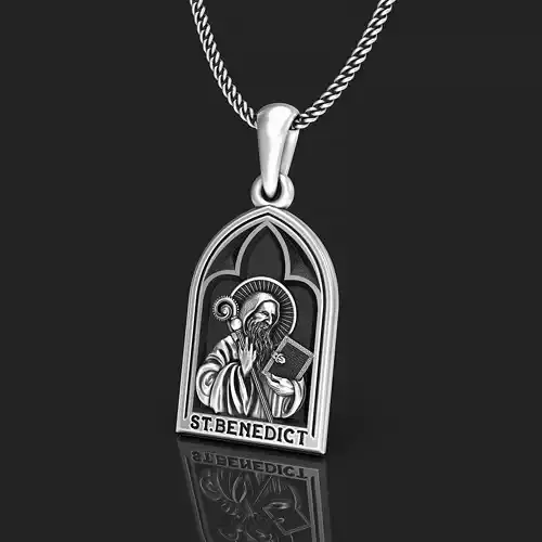 Saint Benedict pendant 