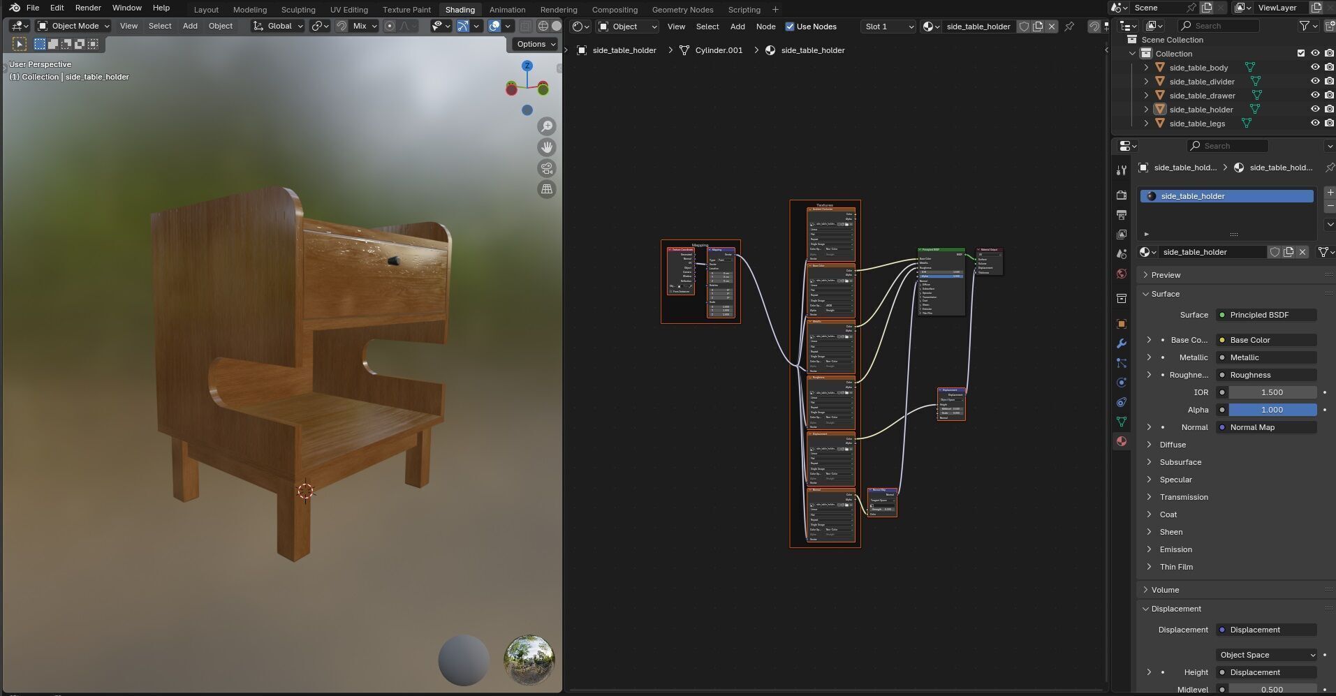 Side Table CG8 3D model_15