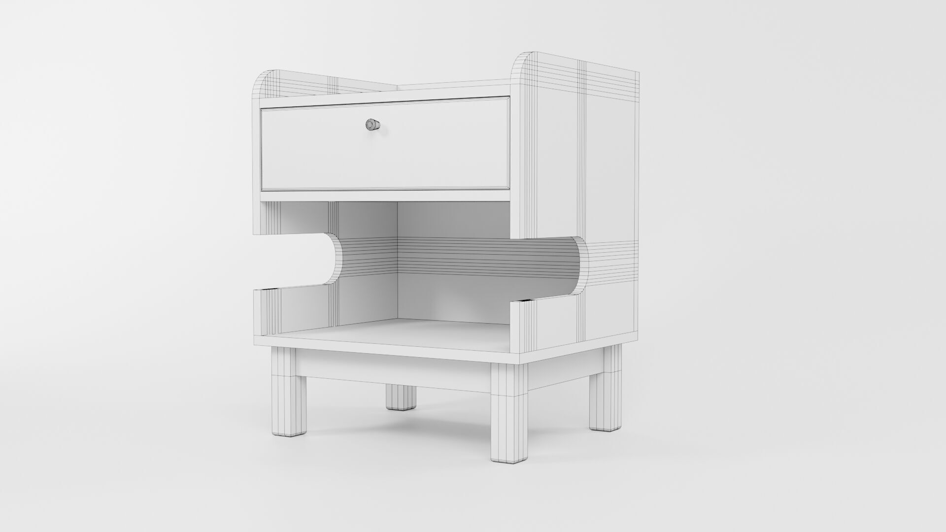 Side Table CG8 3D model_8