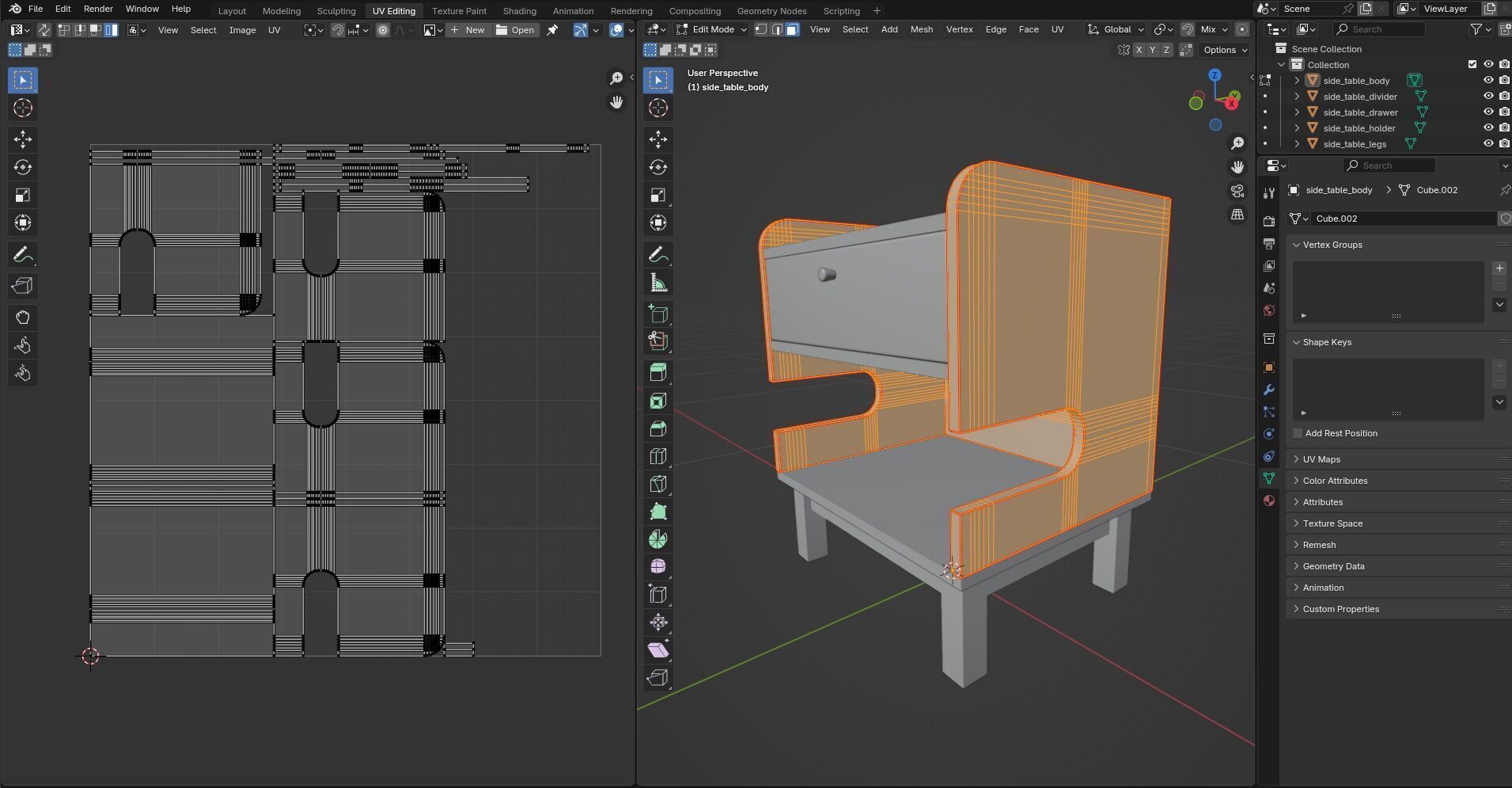 Side Table CG8 3D model_12