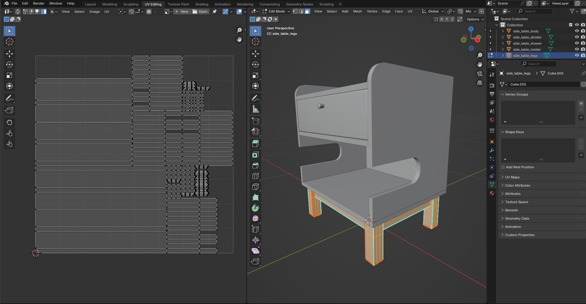 Side Table CG8 3D model_13