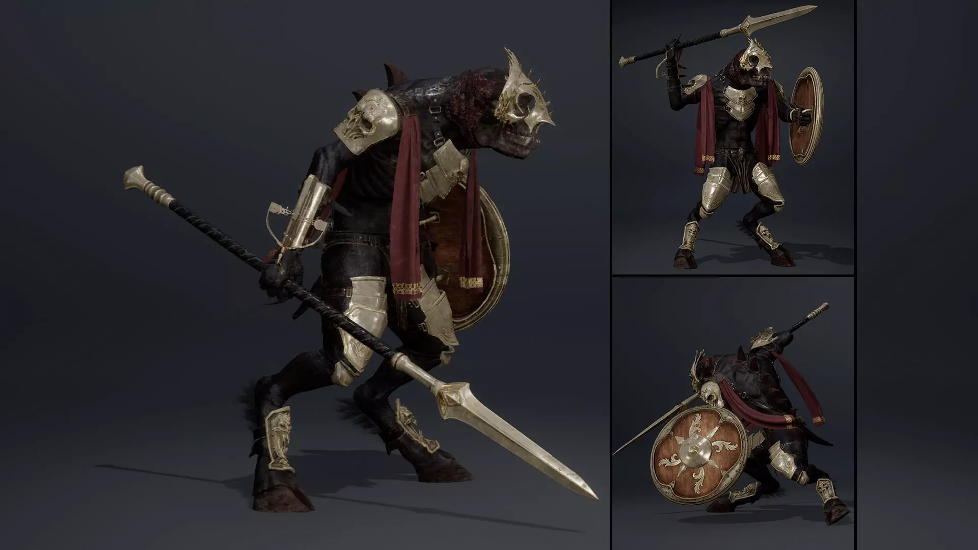 Gloom Spearman Arm2 Low-poly 3D model