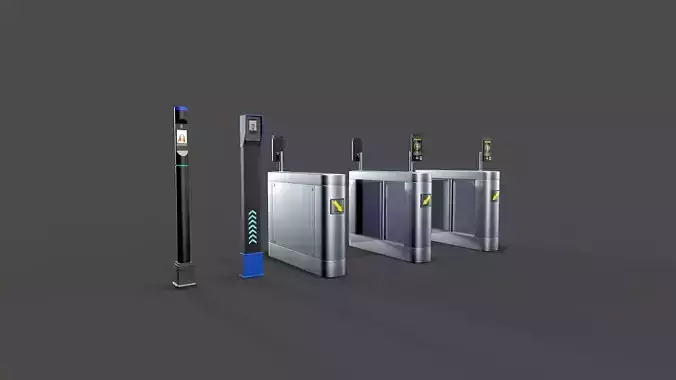 face recognition  Low-poly 3D model