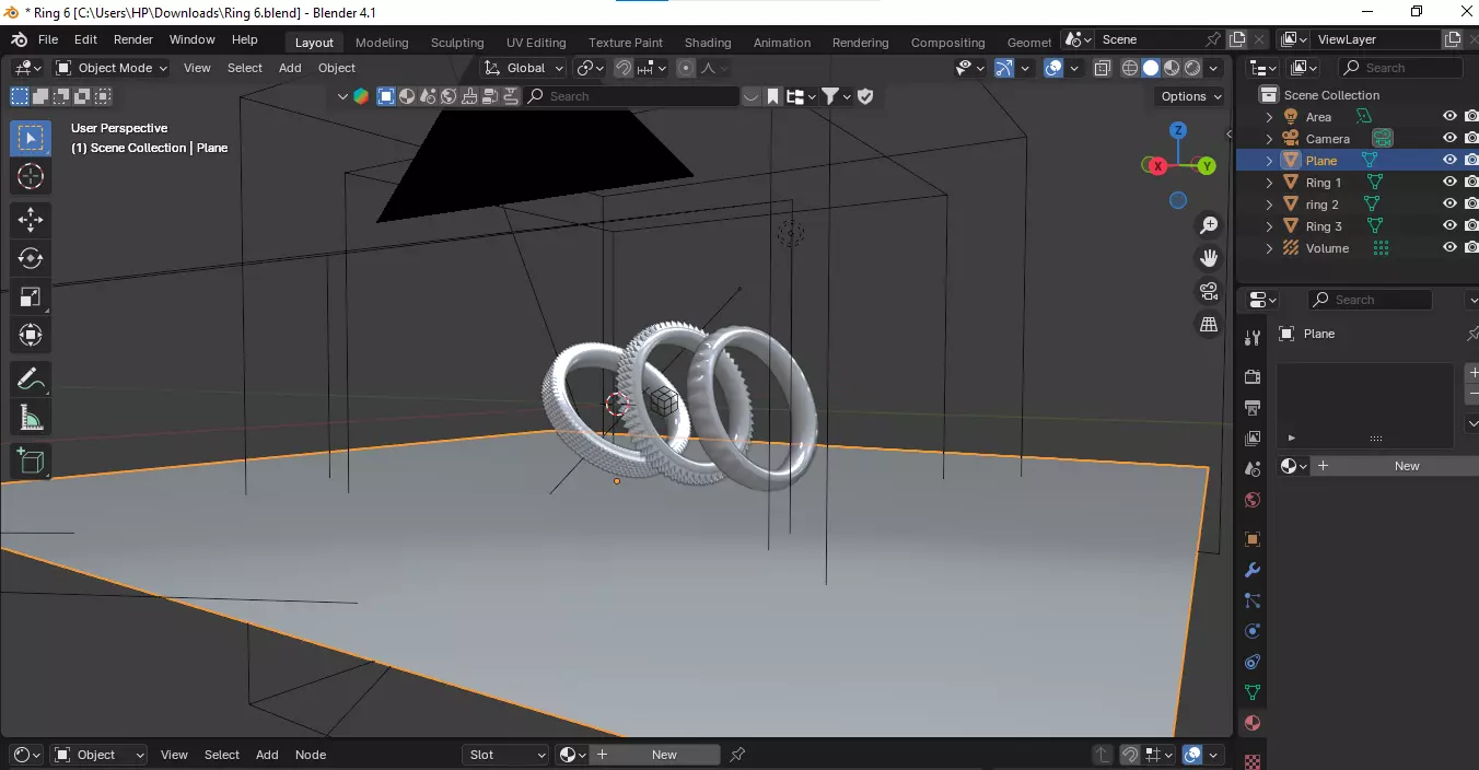 3 Stylized Ring Models Blender CGI PBR Materials 3D model | CGTrader