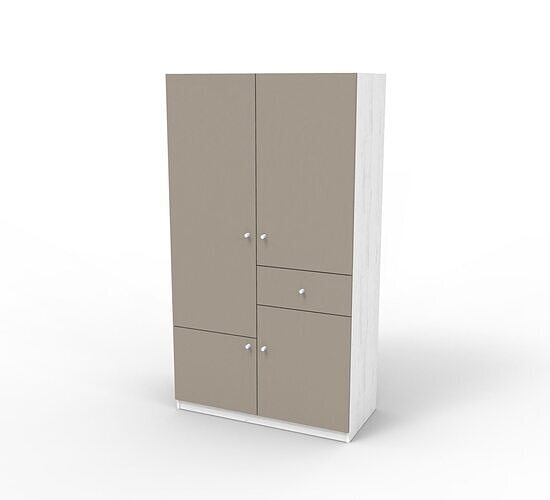 Modern Minimalist Credenza Cabinet  3D model