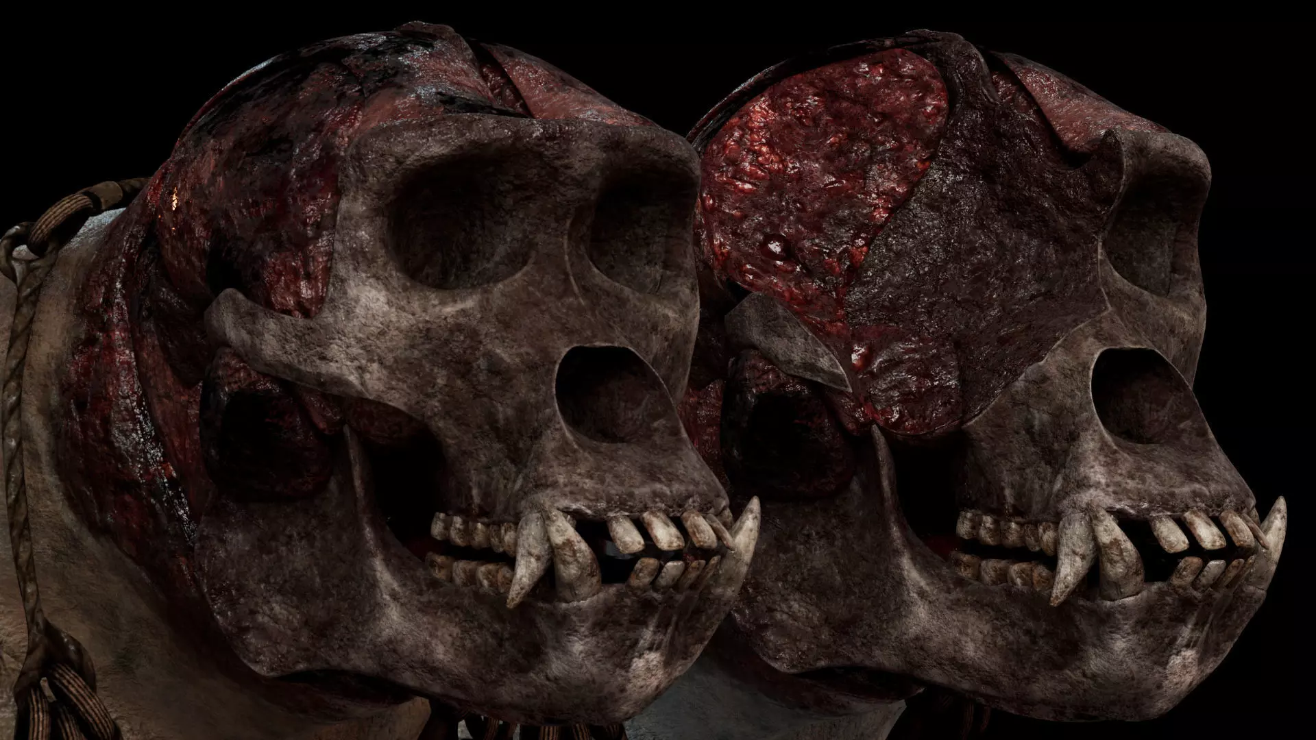 Gloom Brutal Arm2 Brutal Low-poly 3D model_0