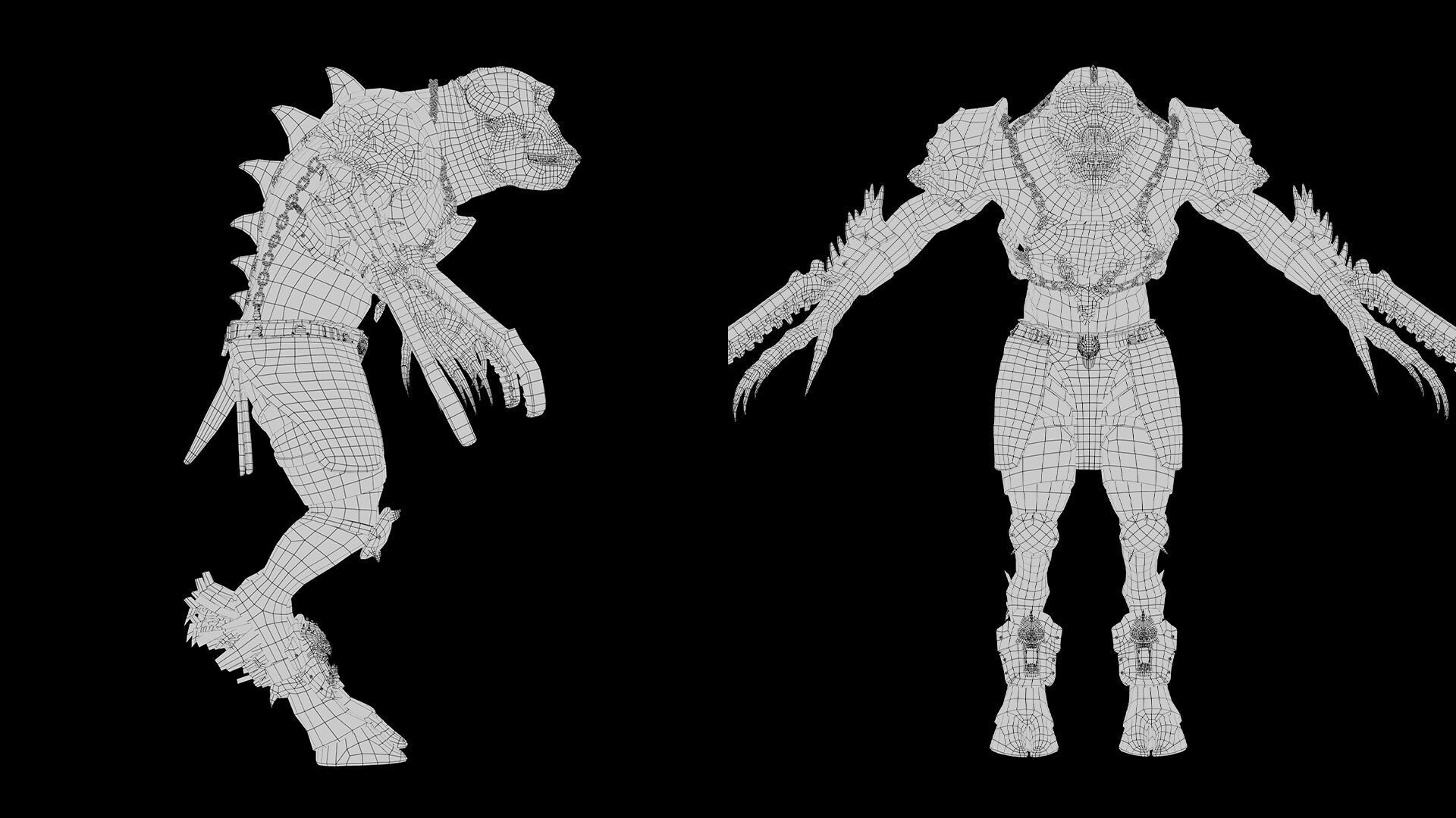 Gloom Brutal Arm2 Brutal Low-poly 3D model_10