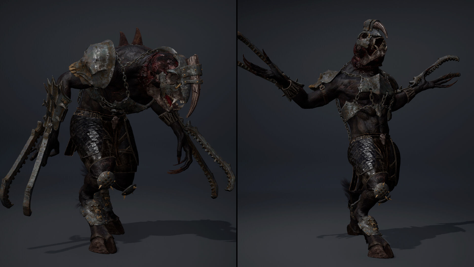 Gloom Brutal Arm2 Brutal Low-poly 3D model_9