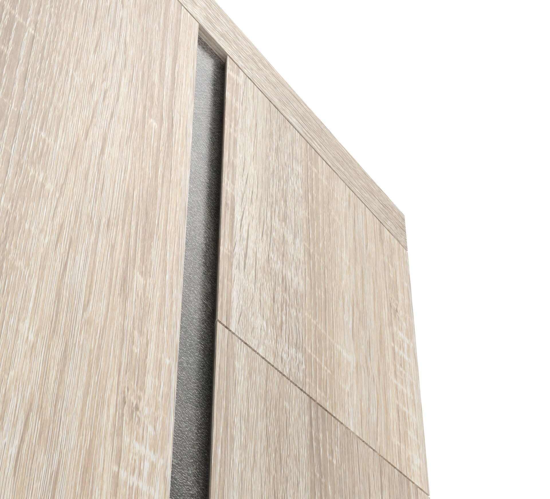 Modern Minimalist Credenza Cabinet 3D model_8