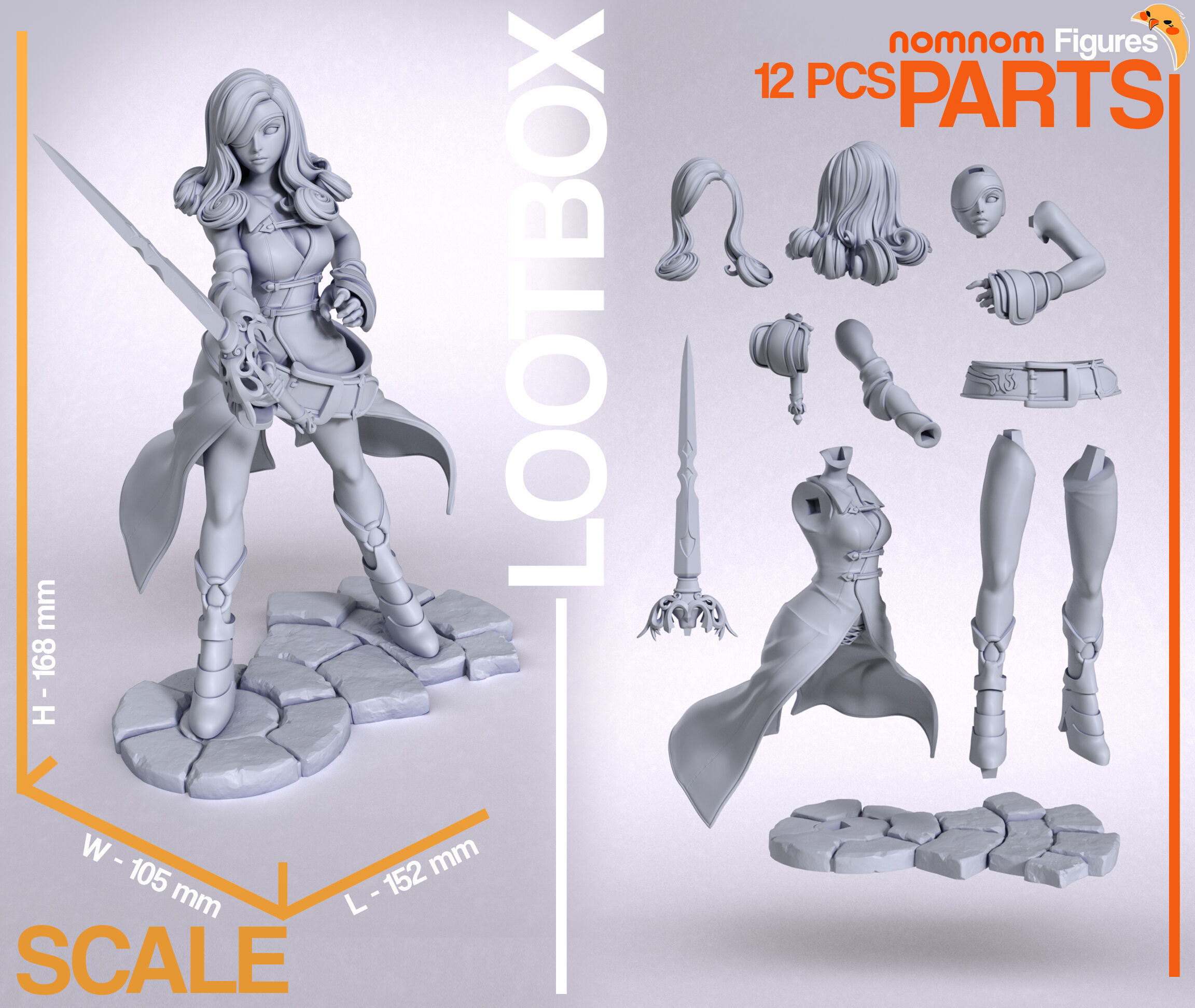 Beatrix - Final Fantasy IX 3D print model_1