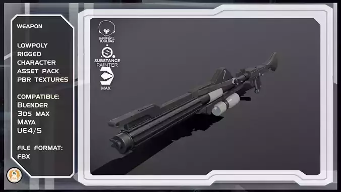 Star wars dc-15a blaster rifle