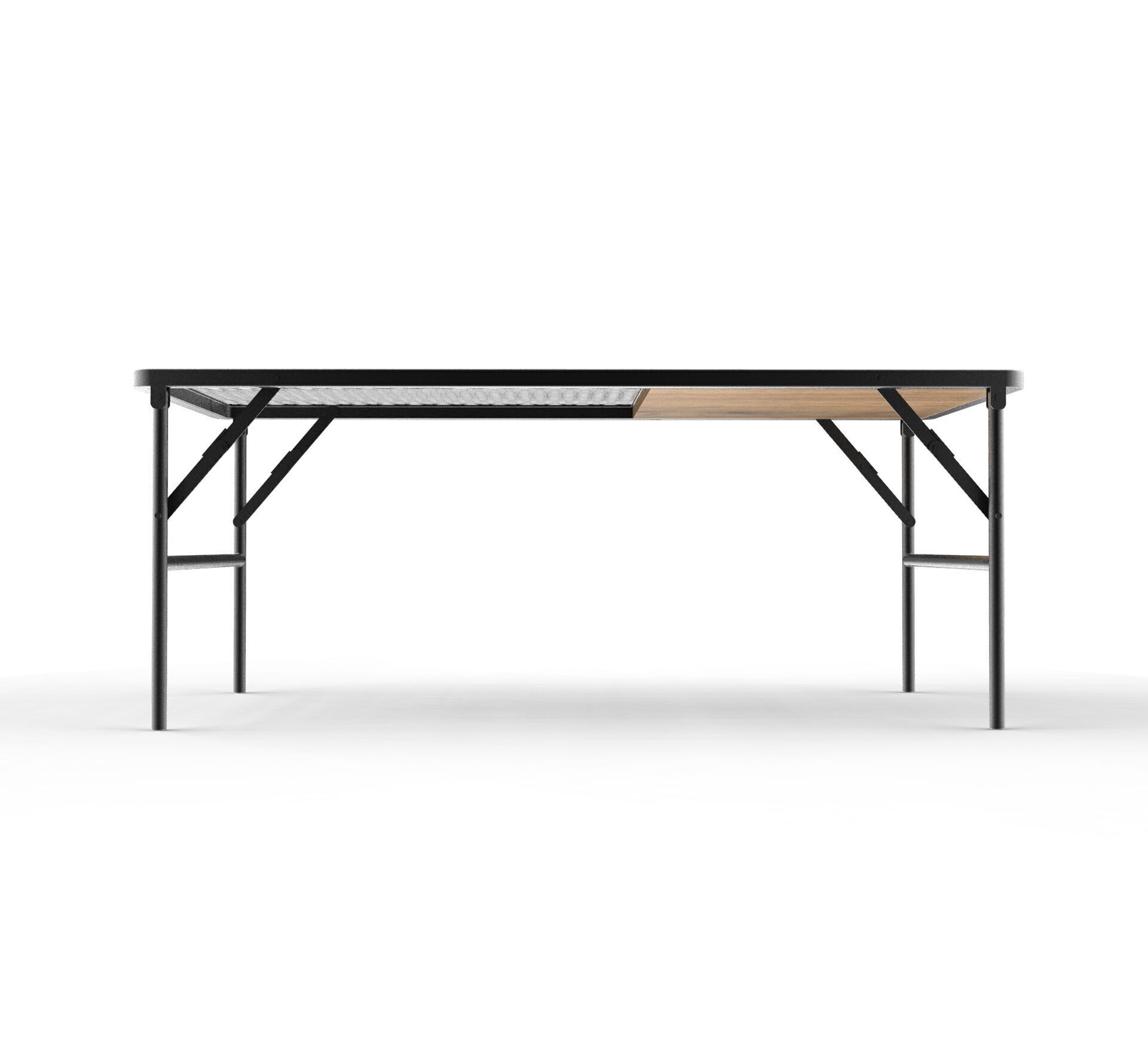 Industrial Folding Mini Coffee Table  3D model_8