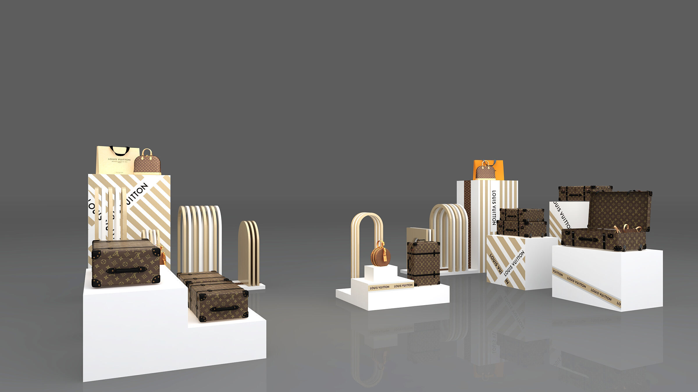 Single shoulder bag  Low-poly 3D model_1