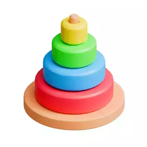 Rainbow tower toy