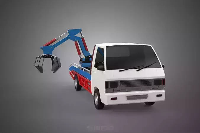 TRUCK PICK UP MOBILE CRANE HOIST LOAD LIFT GRABBER CLAW GRAPPLE