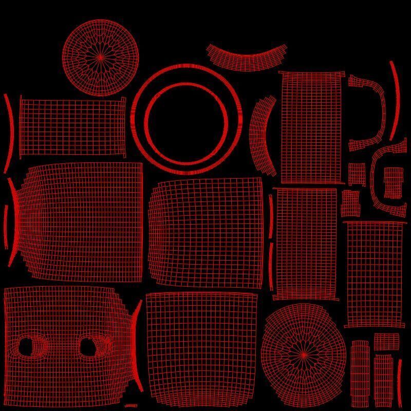 Coffee Cup Low-poly 3D model_7